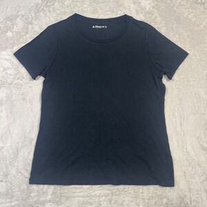 American Giant Classic Crew Neck T-Shirt S Black Made in USA Soft Basic